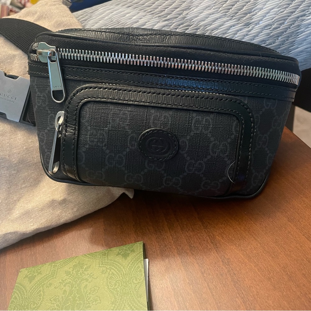 Gucci black bumbag / belt bag.